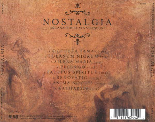Nostalgia (2) : Arcana Publicata Vilescunt (CD, Album)