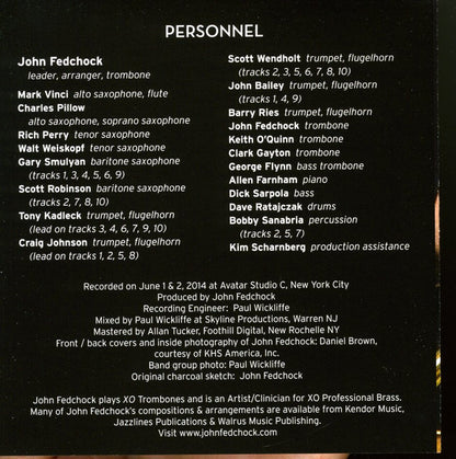 John Fedchock New York Big Band : Like It Is (CD, Album)