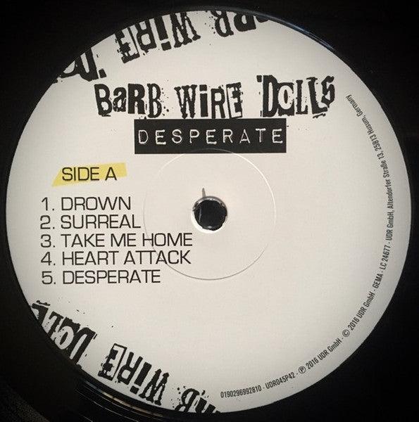 Barb Wire Dolls : Desperate (LP, Album)