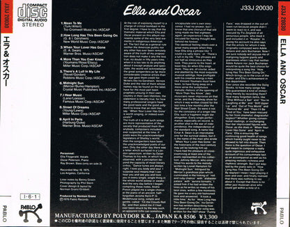 Ella* And Oscar* : Ella And Oscar (CD, Album, RE)