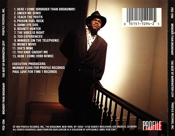 Barrington Levy : Broader Than Broadway - The Best Of Barrington Levy (CD, Comp)