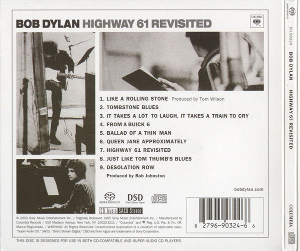 Bob Dylan : Highway 61 Revisited (SACD, Hybrid, Album, RE, RM, Dig)