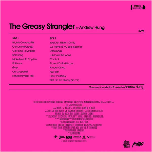 Andrew Hung : The Greasy Strangler (LP, Album, Ltd, Pin)
