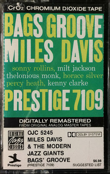 Miles Davis : Bags Groove (Cass, Album, RE, RM)
