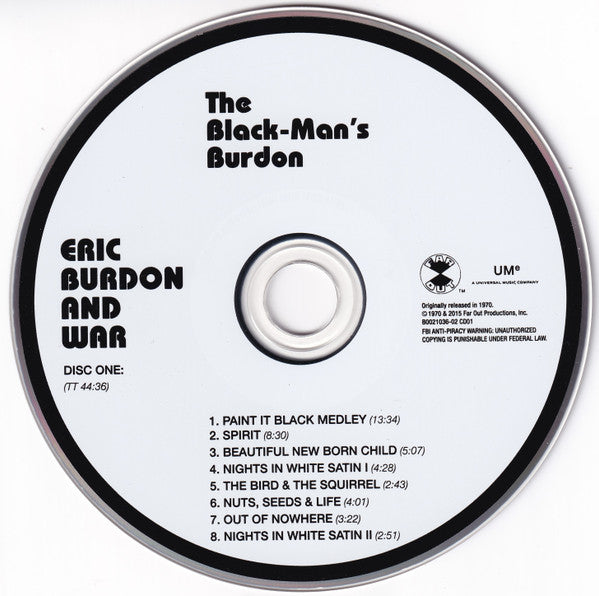 Eric Burdon & War : The Black-Man's Burdon (2xCD, RE)