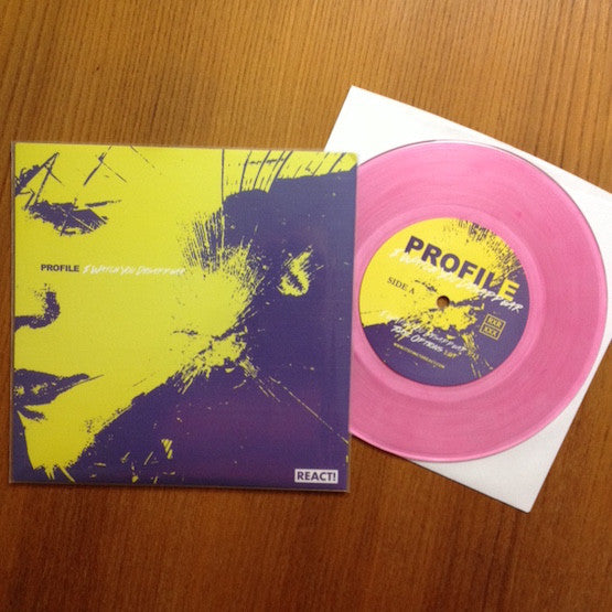 Profile (19) : I Watch You Disappear (7", EP, Pin)