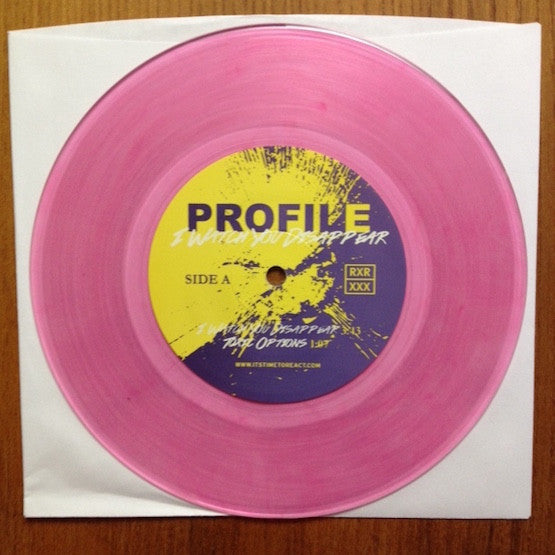 Profile (19) : I Watch You Disappear (7", EP, Pin)