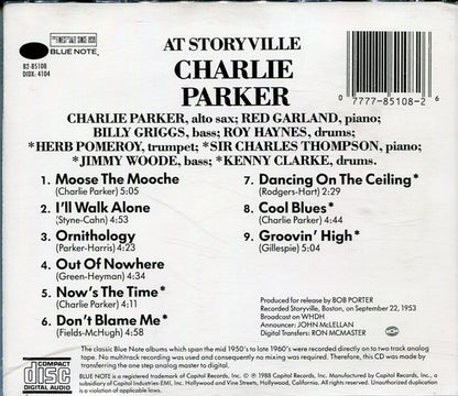 Charlie Parker : At Storyville (CD, Album, RE)