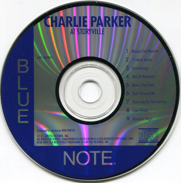 Charlie Parker : At Storyville (CD, Album, RE)
