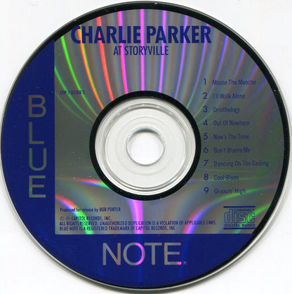 Charlie Parker : At Storyville (CD, Album, RE)