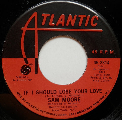 Sam Moore : If I Should Lose Your Love / Shop Around (7", Single, SP )