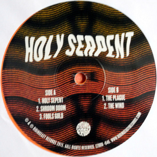 Holy Serpent : Holy Serpent (LP, Album, Ltd, RP, Ora)