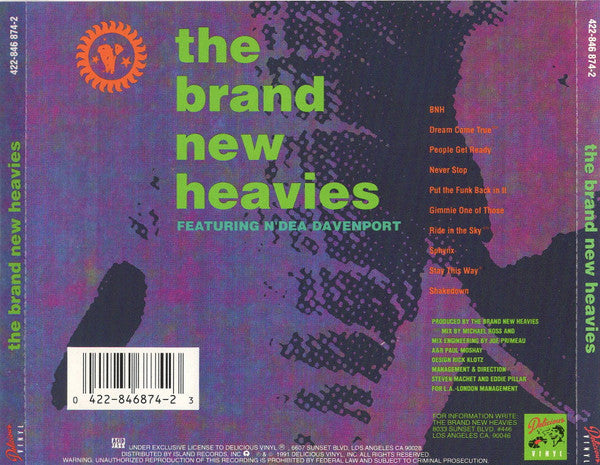 The Brand New Heavies : The Brand New Heavies (CD, Album)