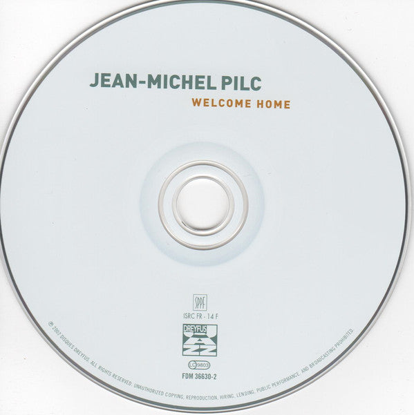 Jean-Michel Pilc Trio : Welcome Home (CD, Album)