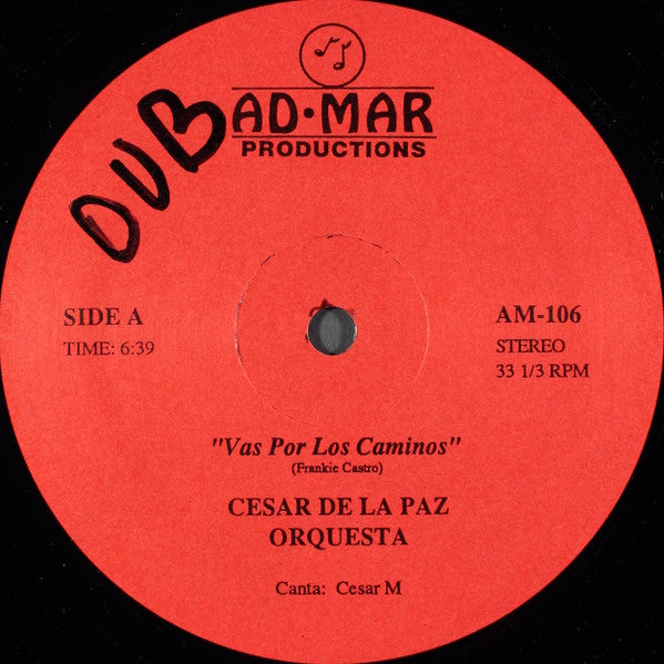 Cesar De La Paz Y Su Orquesta : Vas Por Los Caminos (12")