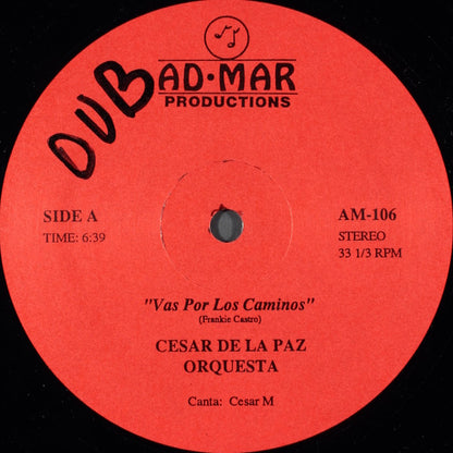 Cesar De La Paz Y Su Orquesta : Vas Por Los Caminos (12")