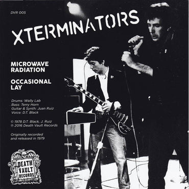 Xterminators : Microwave Radiation (7", Single, RE)