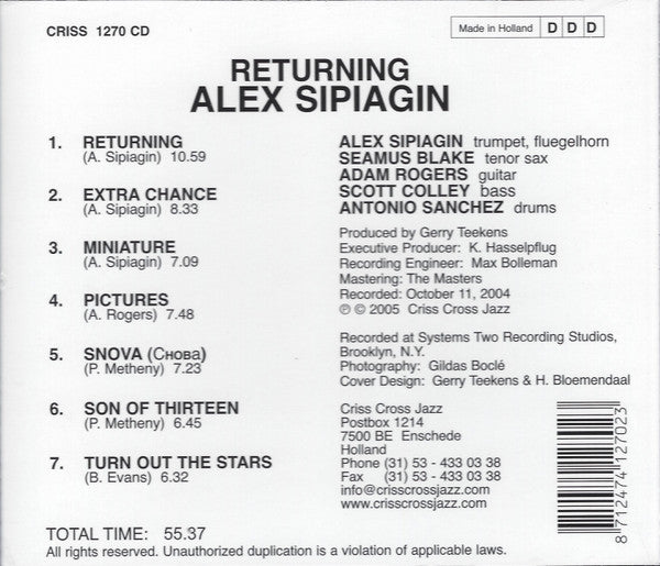 Alex Sipiagin : Returning (CD, Album)