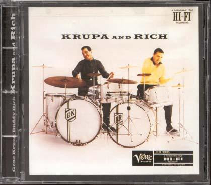 Gene Krupa And Buddy Rich : Krupa And Rich (CD, Album, RE, RM)