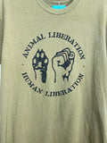 Animal Liberation Human Liberation, used shirt (S)