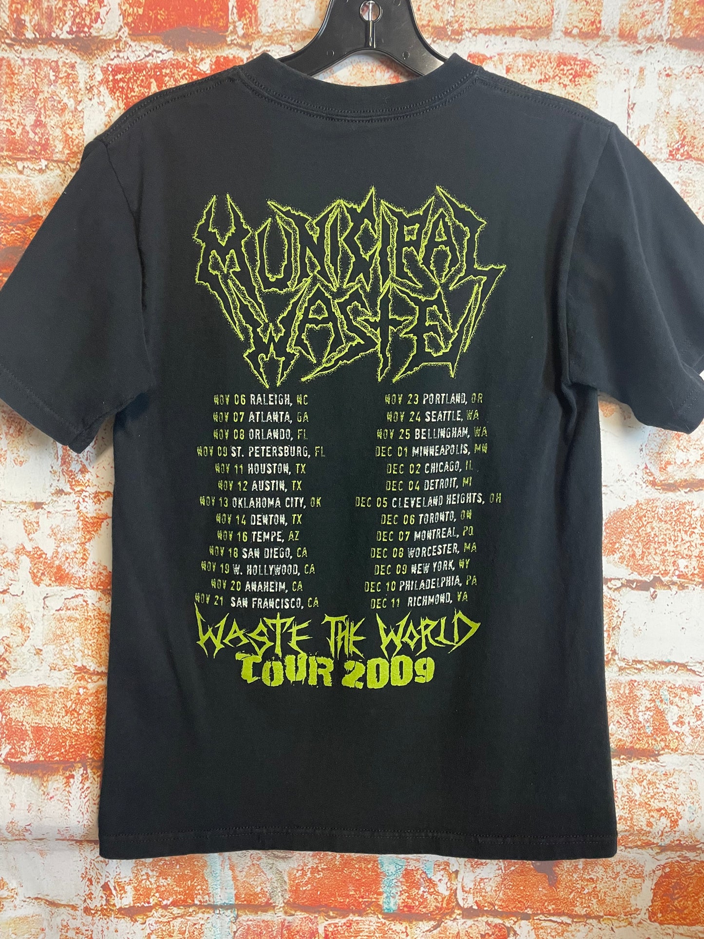 Municipal Waste, used band shirt (S)