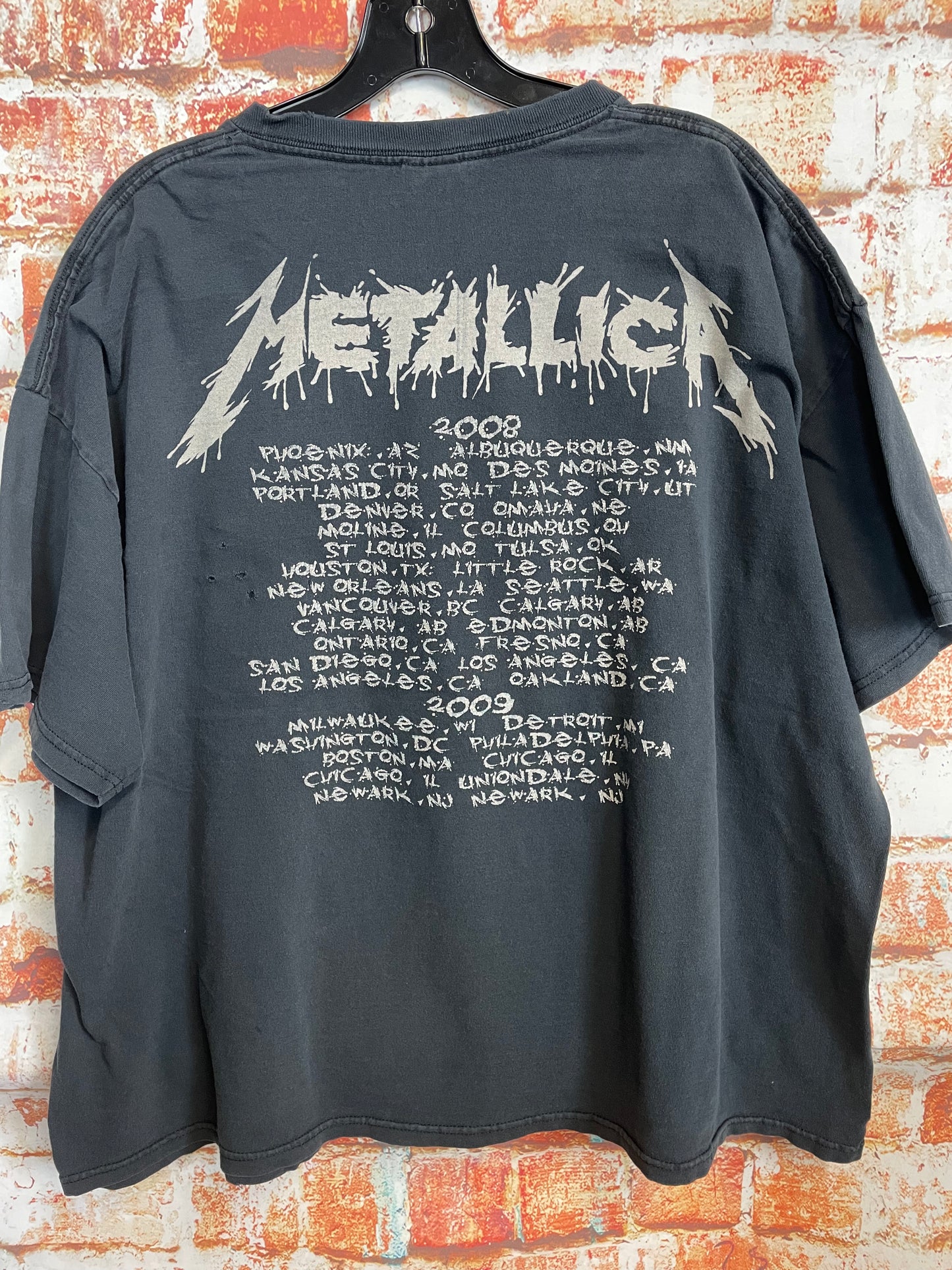 Metallica, used band shirt (2XL)