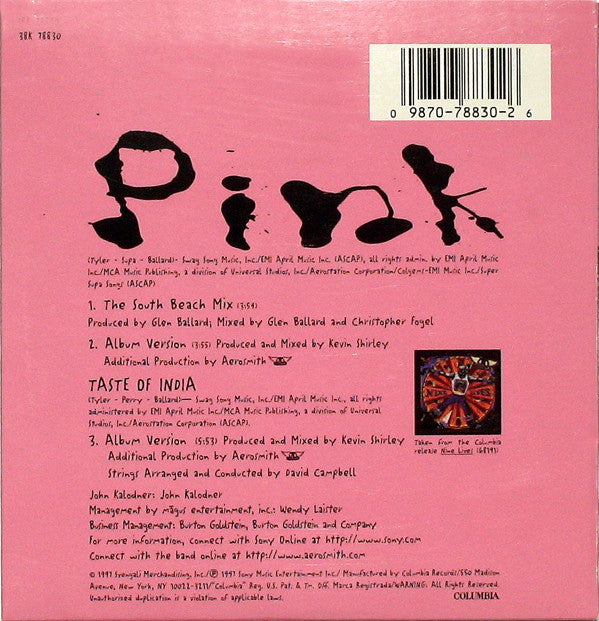 Buy Aerosmith : Pink CD Online from Sit and Spin Records for