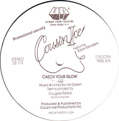 Cousin Ice Featuring Zachary Sanders : Catch Your Glow (12", Promo)