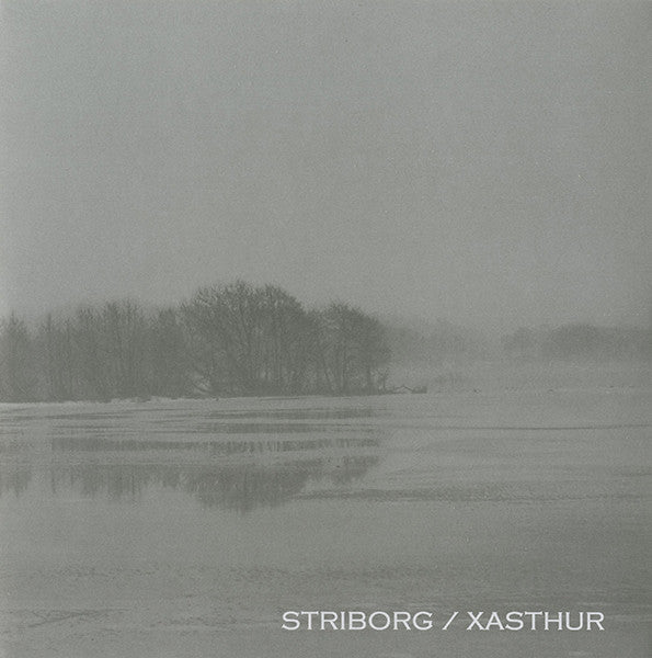 Striborg / Xasthur : Striborg / Xasthur (7", Single, Ltd, Cle)