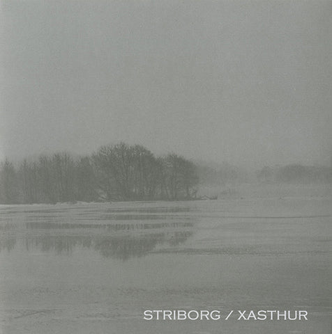 Striborg / Xasthur : Striborg / Xasthur (7", Single, Ltd, Cle)