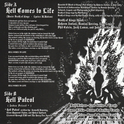 Death Of Kings : Hell Comes To Life (7", Single)