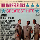 The Impressions : Greatest Hits (LP, Comp, RE)