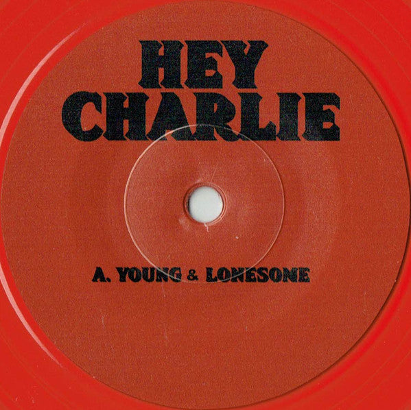 Hey Charlie : Young & Lonesome EP (7", EP, Red)