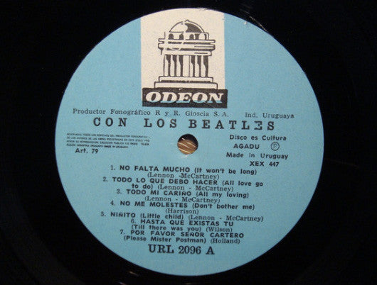 Los Beatles* : Con Los Beatles (LP, Album, RE, Lig)