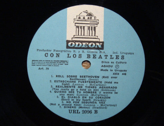 Los Beatles* : Con Los Beatles (LP, Album, RE, Lig)