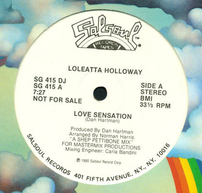 Loleatta Holloway : Love Sensation (12", Promo)