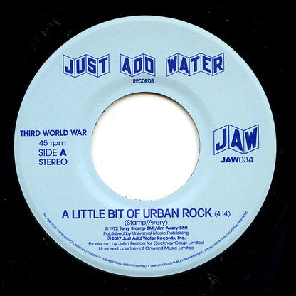 Third World War : A Little Bit Of Urban Rock / Working Class Man (7", Single, RE)