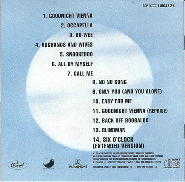 Ringo Starr : Goodnight Vienna (CD, Album, RE, RP)