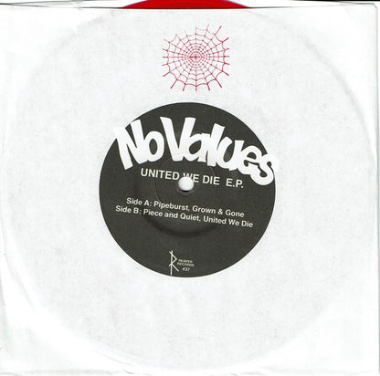No Values : United We Die (7", EP, Rec)