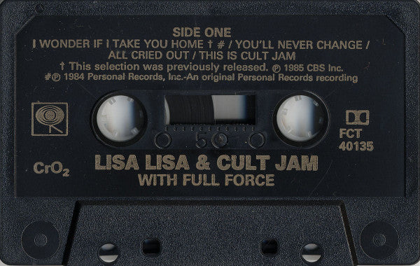 Lisa Lisa & Cult Jam With Full Force : Lisa Lisa & Cult Jam With Full Force (Cass, Album, CrO)