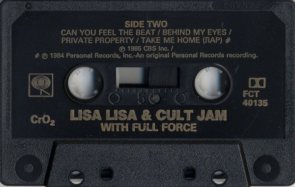 Lisa Lisa & Cult Jam With Full Force : Lisa Lisa & Cult Jam With Full Force (Cass, Album, CrO)