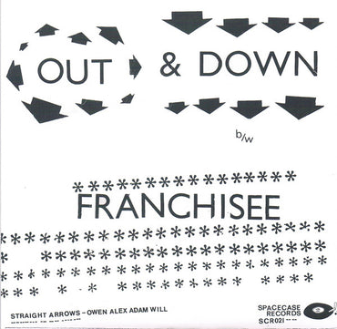 Straight Arrows : Out and Down (7", Single, Ltd)