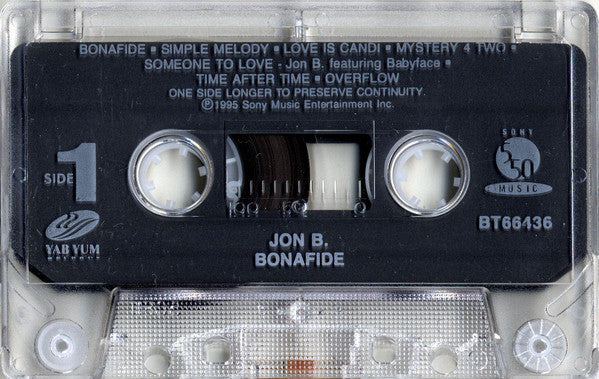 Jon B : Bonafide (Cass, Album)