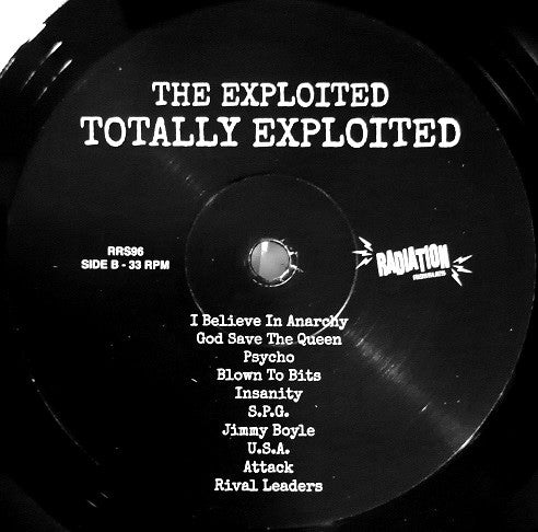 The Exploited : Totally Exploited (LP, Comp, RE)