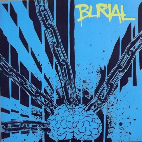 Burial (3) : Never Give Up... Never Give In (12", Album, Ltd, Yel)