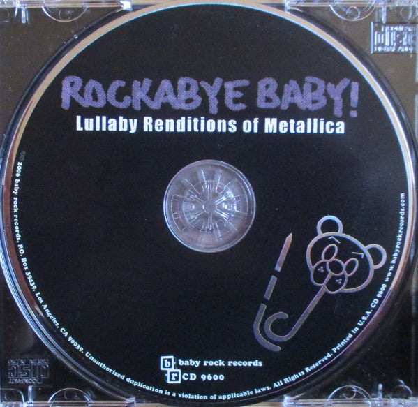 Michael Armstrong : Rockabye Baby! Lullaby Renditions Of Metallica (CD, Album)