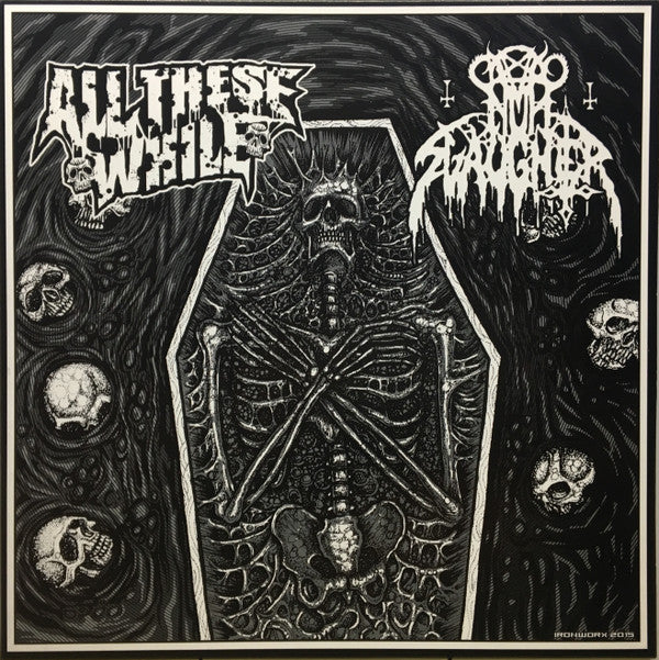 All These While... / Nunslaughter : All These While / Nunslaughter (7", RP, Cle)