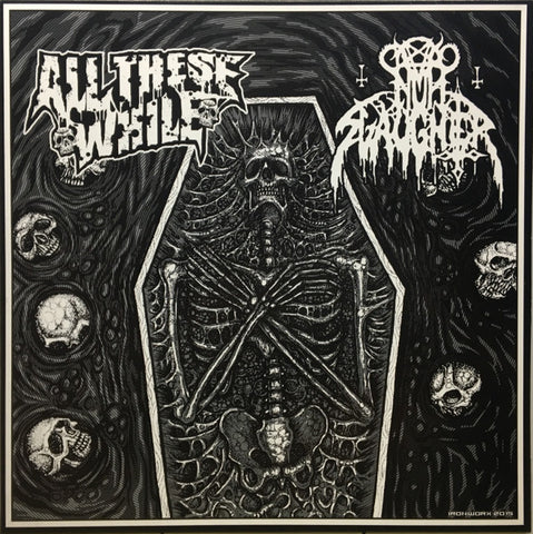 All These While... / Nunslaughter : All These While / Nunslaughter (7", RP, Cle)