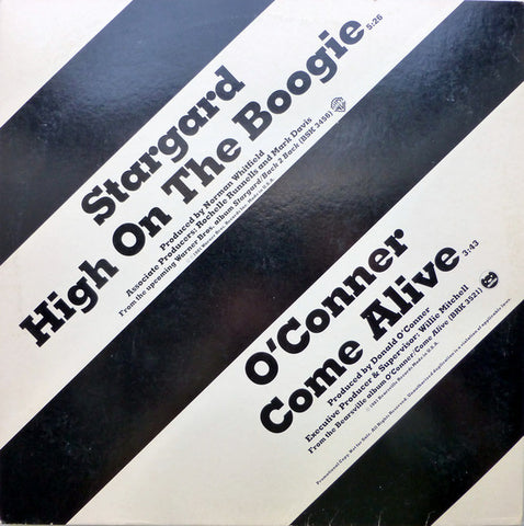 Stargard / Donald O'Conner : High On The Boogie / Come Alive (12", Promo)