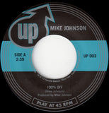 Mike Johnson (8) : 100% Off B/W The Redeemer (7", Single)